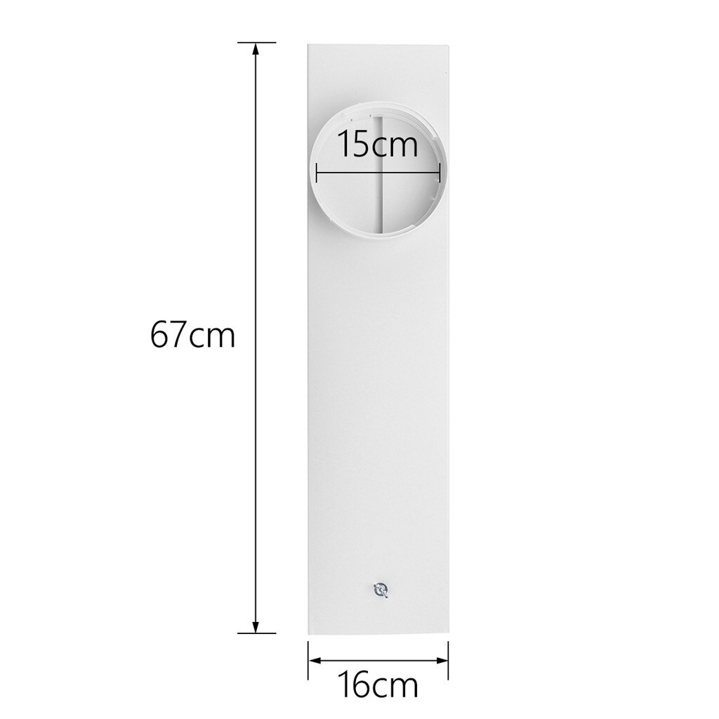 2Pcs Adjustable Window Kit For Air Conditioner 67-120cm Plastic Replacement Vent Kit Window Seal Set Energy Saving B1