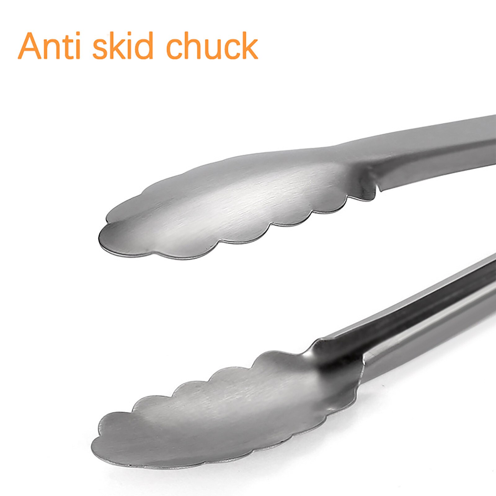 Kitchen Accessories Stainless Steel Kitchen Tongs Brushed Steel Food Tongs With Ergonomic Grip Kitchen Gadget Barbecue Tools #30