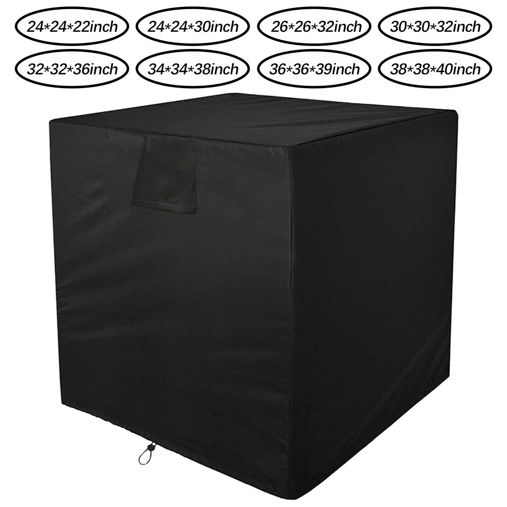 Air Conditioner Cover Windproof Breathable Durable AC Cover for Outside Units Outdoor