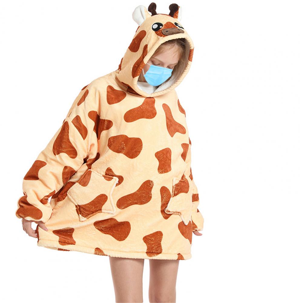 Robe de nuit à capuche en cachemire pour enfants, peignoir pour garçons et filles, Pyjamas