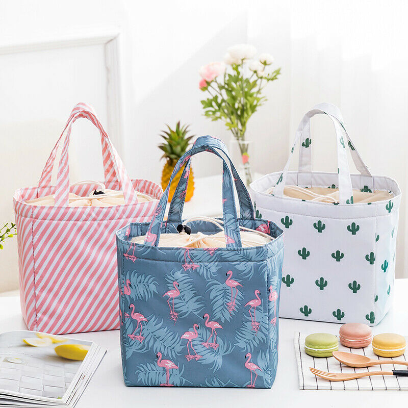 Waterproof Oxford Lunch Bag Picnic Camping Thermal Cooler Food Drink Cool Insulated Large Portable Bags For Women Kids Students