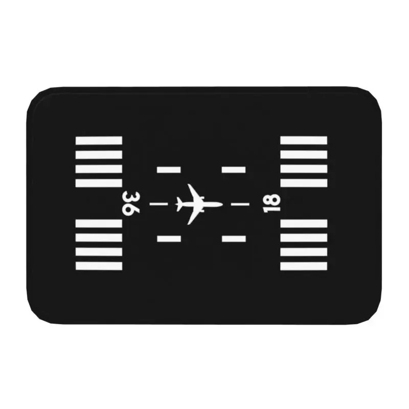 Pilot Captain Stripes Front Door Mat Anti-Slip Outdoor Quick Dry Aviation Airplane Doormat Floor Bath Entrance Home Decoration: 1 m2 / PURPLE