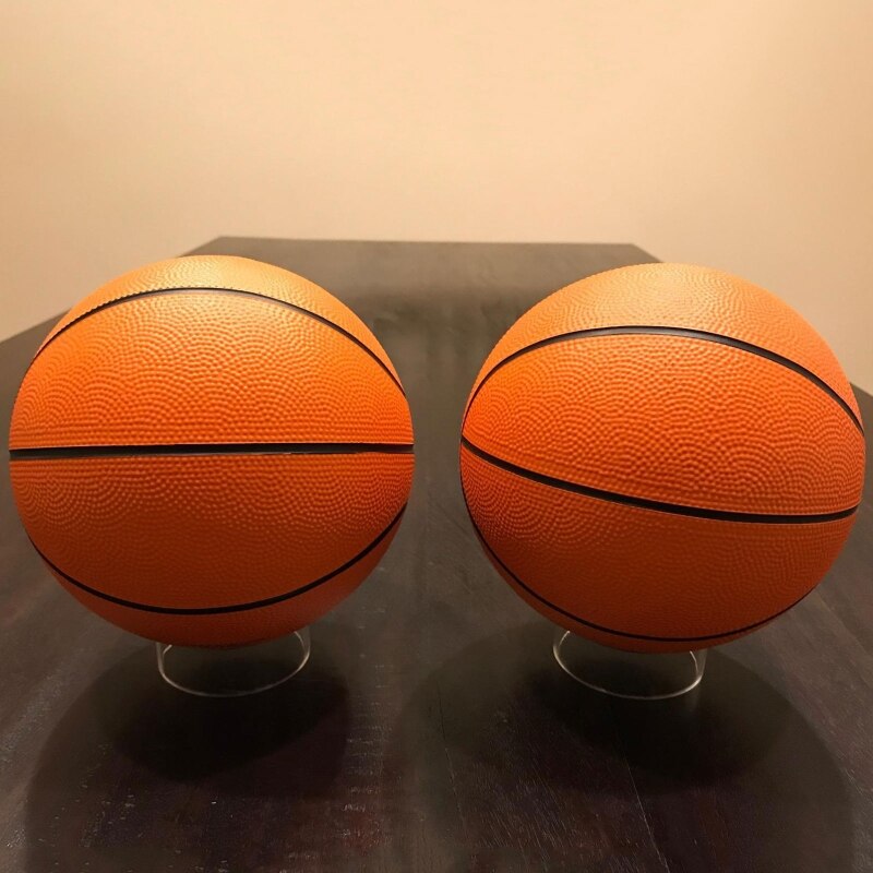 Présentoir en acrylique transparent, support rond en plastique pour balle de Golf, Baseball, Tennis, Football