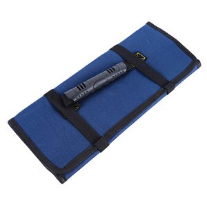 Multifunctionele Tool Vervoer Tassen Praktische Handgrepen Oxford Canvas Beitel Roll Zakken Voor Tool 3 Kleuren Instrument Case Bag: blue