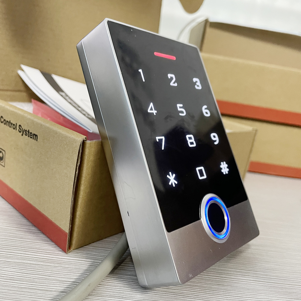 WiFi Tuya App Door Opener Waterproof Fingerprint Access Control System Standalone Keypad RFID Card Access Controller