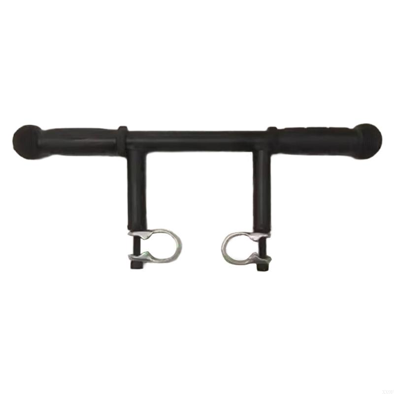 Kinderwagen met dubbele buis, verlengstang voor comfortabel duwen, eenvoudige installatie: Zwart