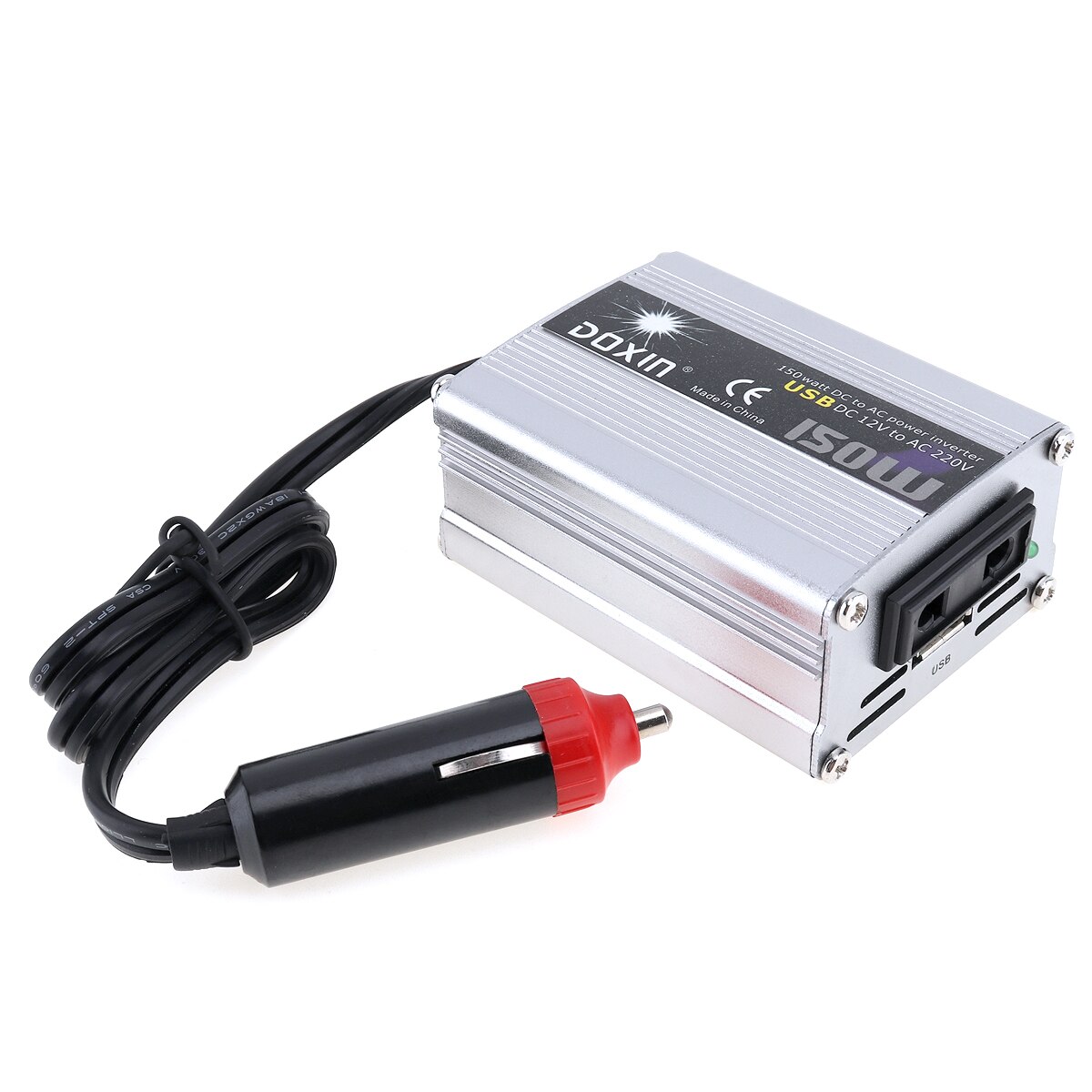 Car Power Inverter DC 12V 24V to AC 220V 110V 150W Mobile Auto Vehicle Car Power Converter Transformer Charger for Car Battery