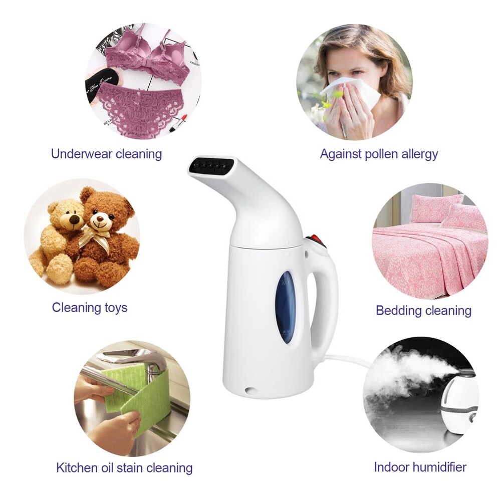 Warehouse 700W Handhold Ironing Machine Portable Dry Cleaning Travel Garment Steamer with Brush for Clothes Iron for Home