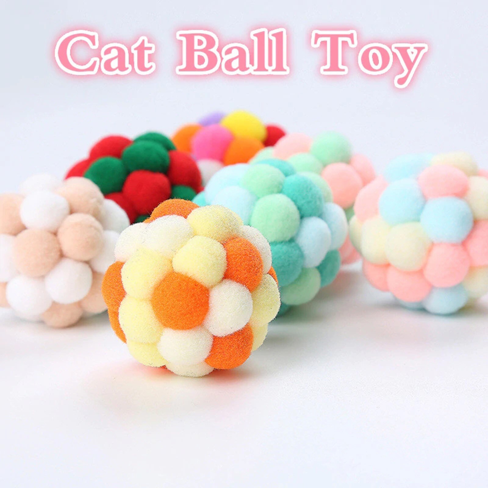 Drôle chat jouet Stretch balle Juguetes chats coloré interactif chatte jouet doux poupée coussin canapé noël fête décor