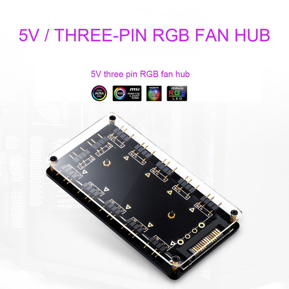 12v 4 pin rgb 5v 3 pin argb rgbw kabel splitter hub case w/ tape & extension cable adapter rgb fan cooler