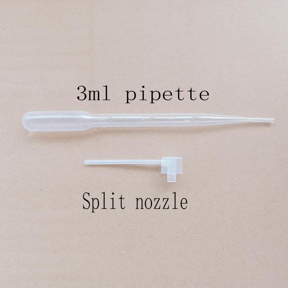 Nbyaïque tête de crâne fendu bouteille vide bouteille en verre parfum en vrac bouteille vide 8ML verre vaporisateur parfum bouteille vide: Packing tools