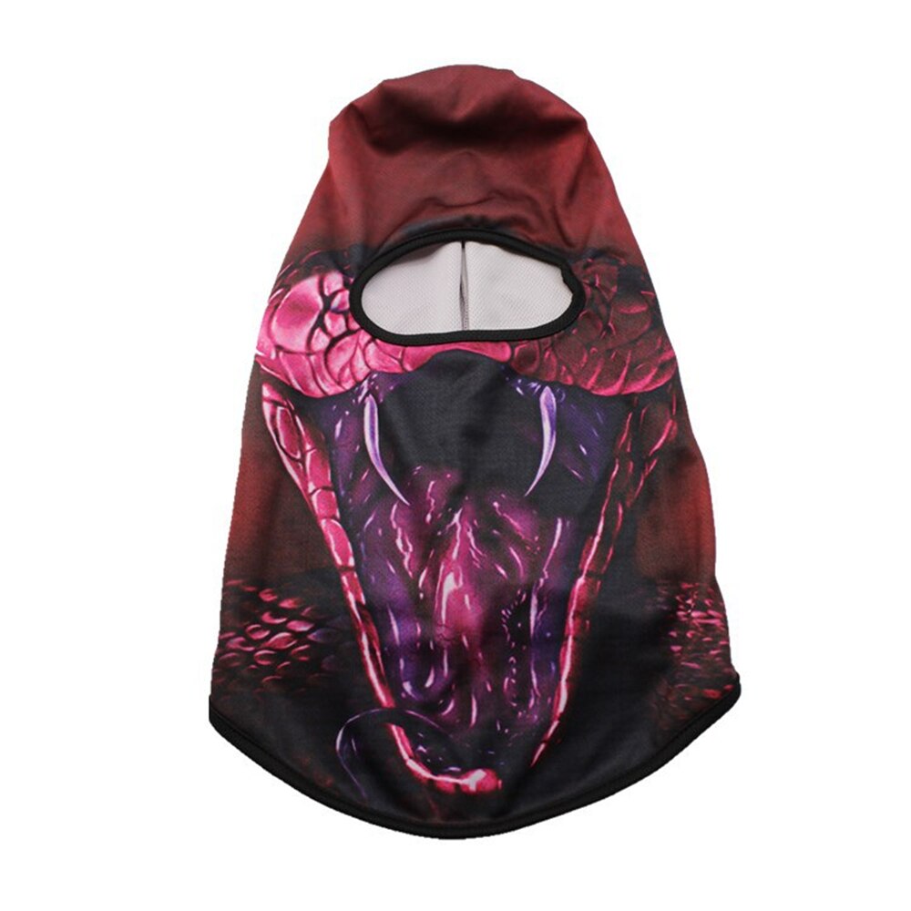 WOSAWE Motorcycle Balaclava Face Mask Men's Outdoor Sports Windproof head Mask animal pattern motocross face mask motorcycle