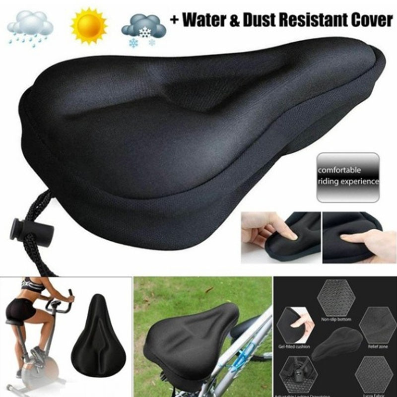 Fiets Silicone Seat Cover Mountainbike Seat Cover Riding 3D Seat Cover