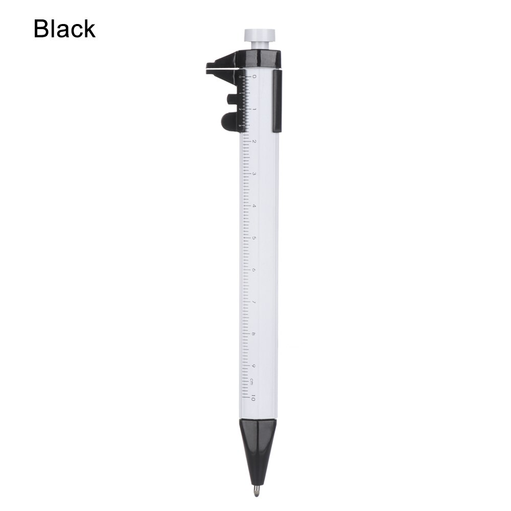 1 PC Multifunction 0.5mm Ballpoint Pen Vernier Caliber Roller Pen Measuring Tool Scale Ruler Pen Writing Instrument Stationery: blue ink3