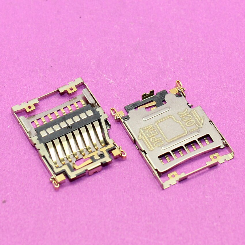 Yuxi 1pc för motorola moto  xt615 xt685 för oppo  r827t tf kortläsare hållare byte av uttagskontakt