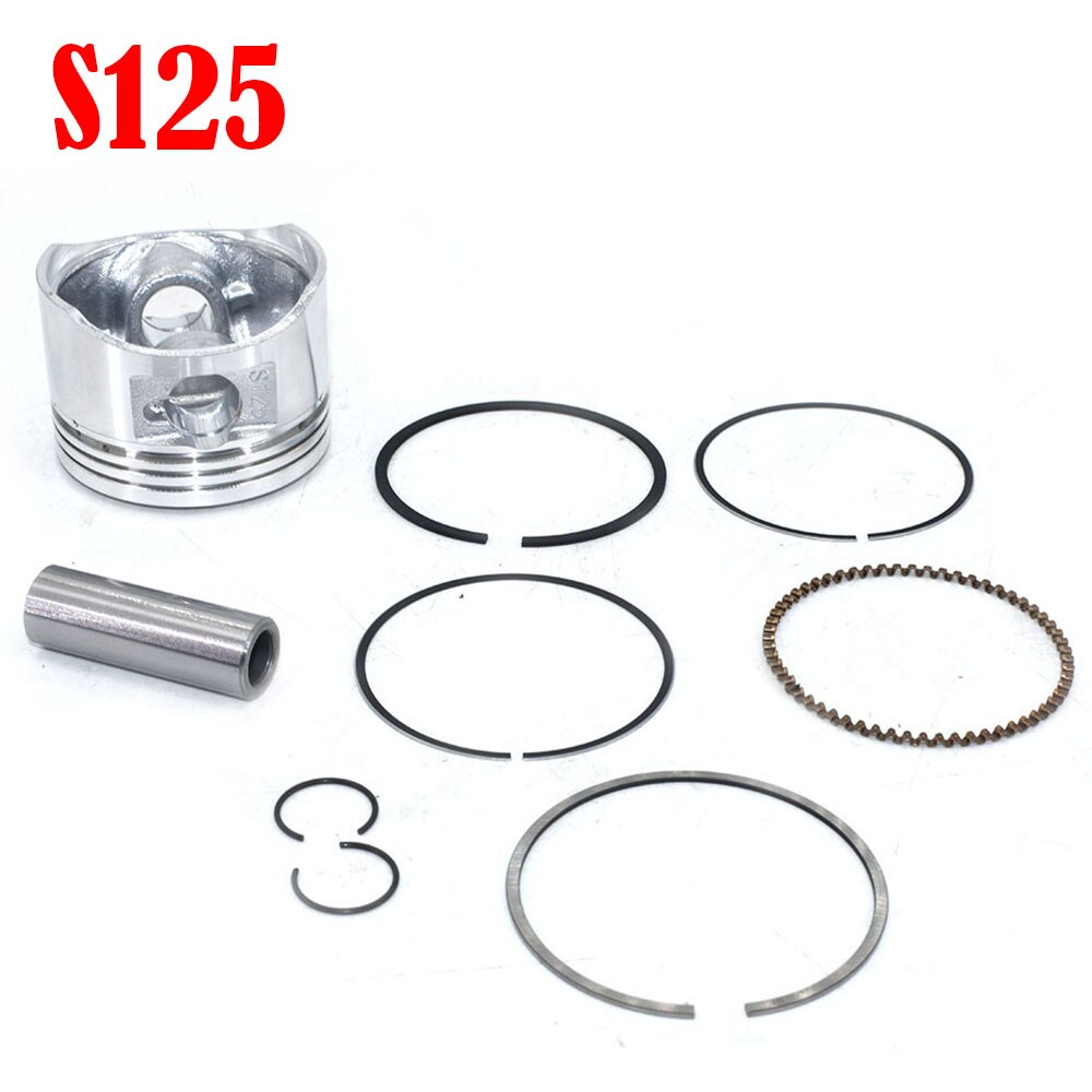 Kit de pistón de 52,4mm y 125CC, piezas del motor, pasador de anillo de pistón para Lifan S125 LF Dirt Pit Bike, motocicleta: S125