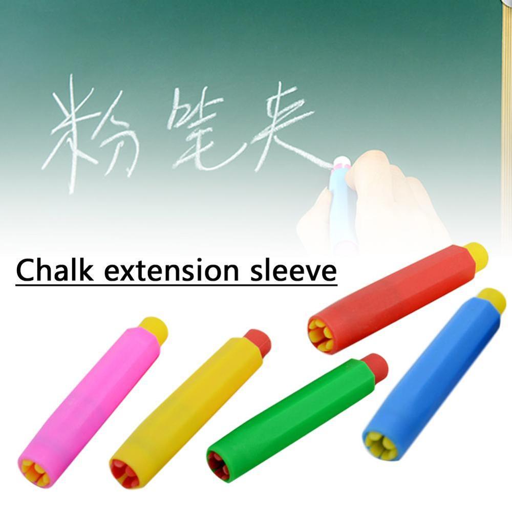 1/5PCS Chalk Holders School Teaching Aids For Teachers Writing Children Accessories (Color Extender Board Random) Drawing Z2G9