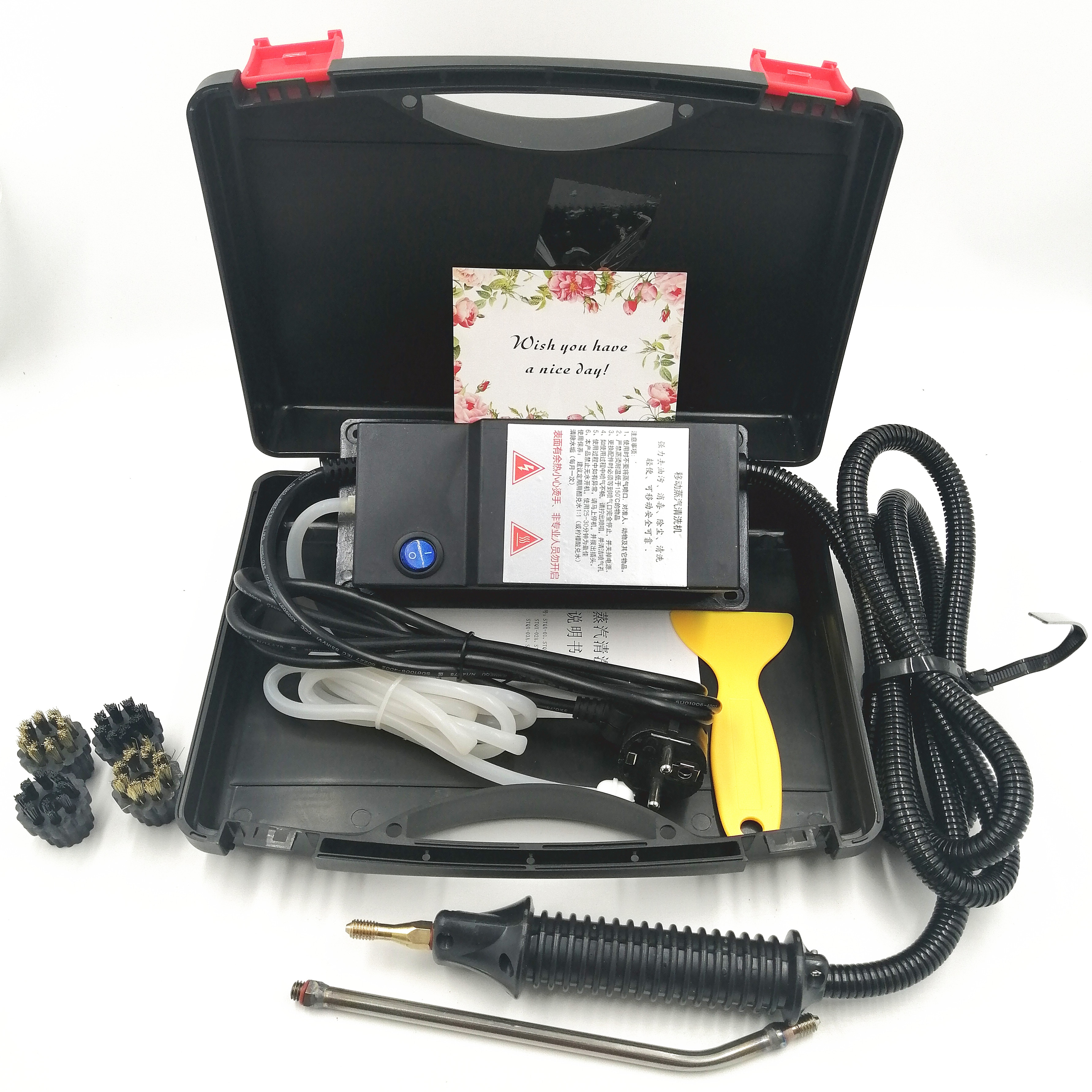 2000W High temperature high pressure mobile cleaning machine multifunction steam cleaner pumping Sterilization Disinfector