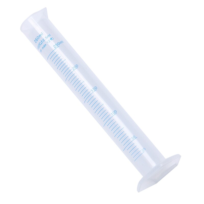 Cylinder height 31.5 cm cup plastic, 250 ml liquid measurement: Default Title