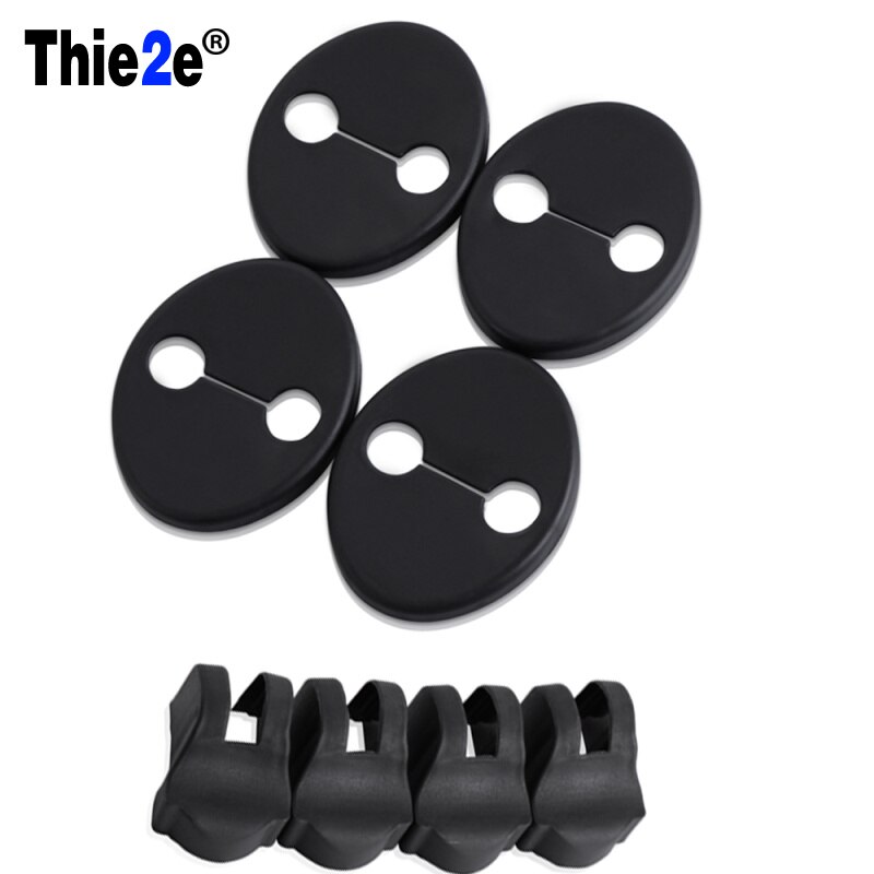 Car Door Stopper Protection Cover Door Lock Protective Cover For Hyundai Verna Sonata 8 Elantra Santa Fe IX35 I30: 8PCS