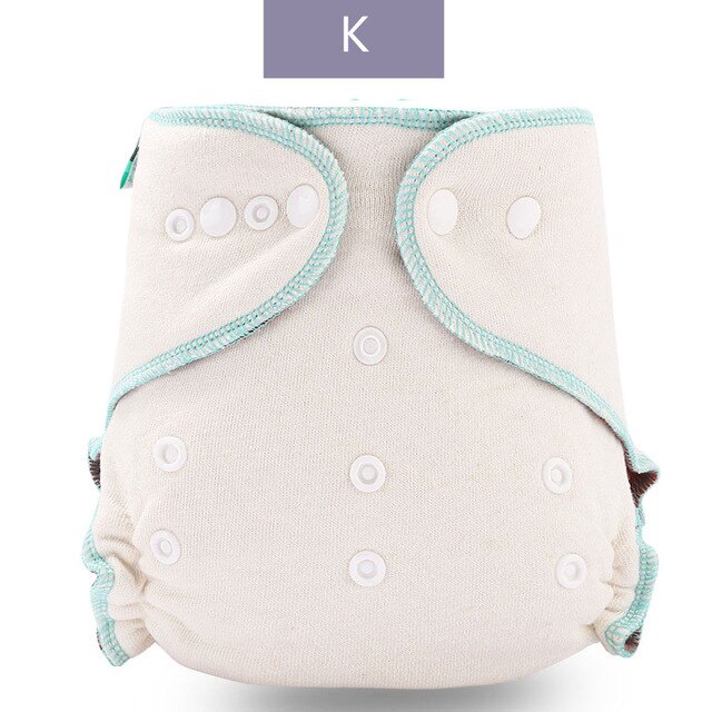 Elinfant Kawa polarny runo wielokrotnego użytku dopasowana pieluszka jeden rozmiar noc AIO i AI2 pieluszka dla niemowląt zmywalna konopna pieluchy z tkaniny 1 szt. Opakowanie: K