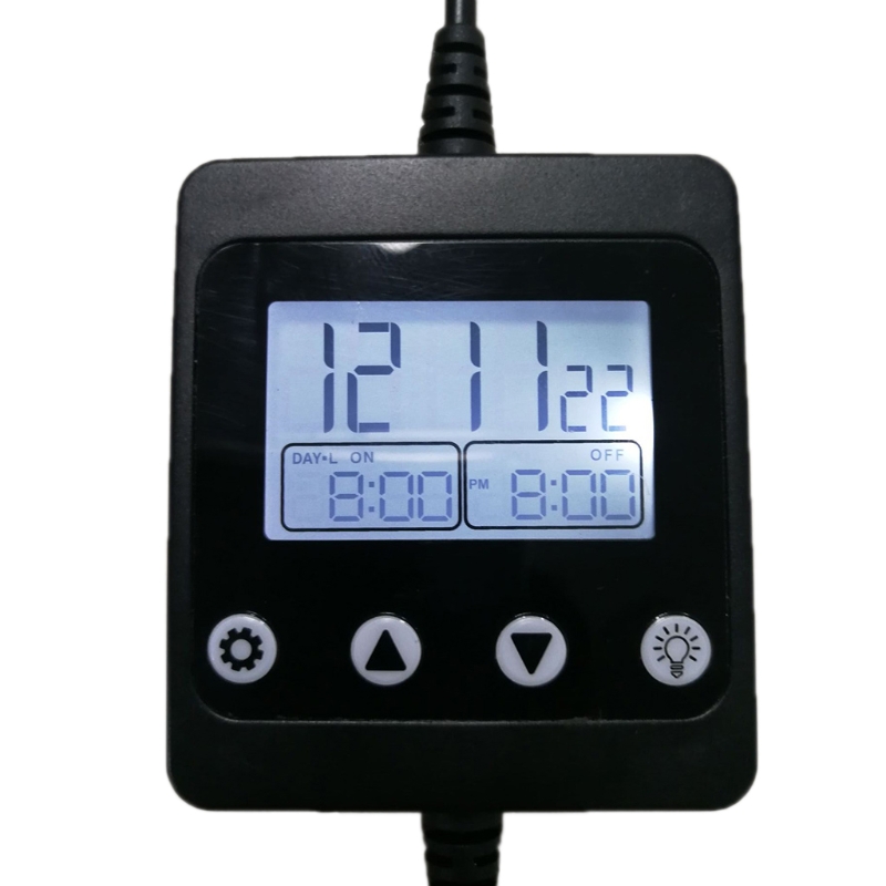 Controlador de luz LED para acuario, modulador de atenuación con pantalla LCD para tanque de peces, sistema de sincronización inteligente, amanecer y atardecer