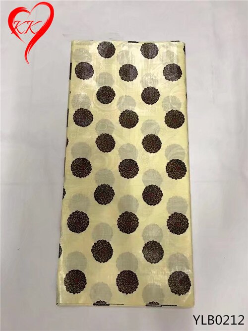 Beau tissu bazin 100% coton bazin riche getzner africain bazin riche tissu pour les femmes robes YLB0207-YLB0212: YLB0212
