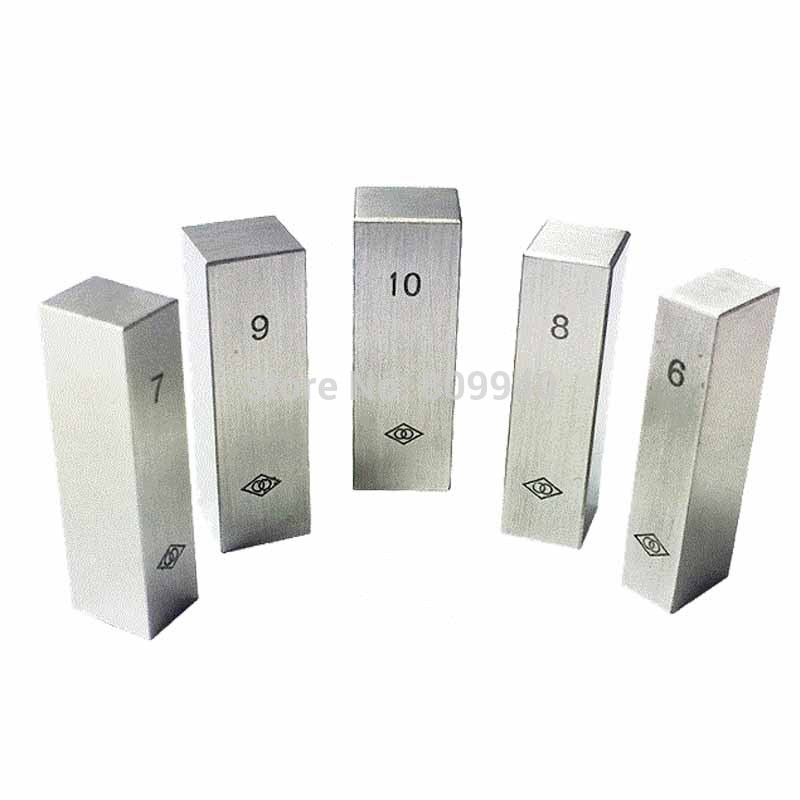 Stålblock mått block stål square gauge block 6mm,7mm,8mm,9mm,10mm, 20mm, 30mm, 40mm, 50mm stål square gauge block