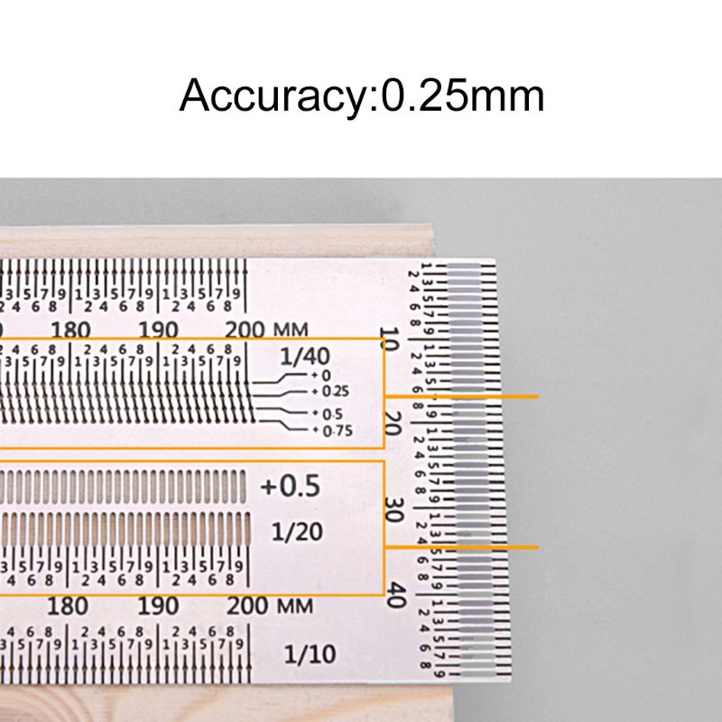 200/300/400mm Marking T-Rule Rules Woodworking Scriber Marking Rule Gauge Ruler C90A