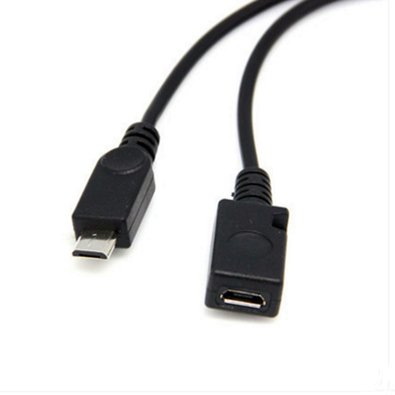 2 in ogt usb han host power y splitter usb adapter til mikro 5 pin han hun til telefon kabel strømkabel