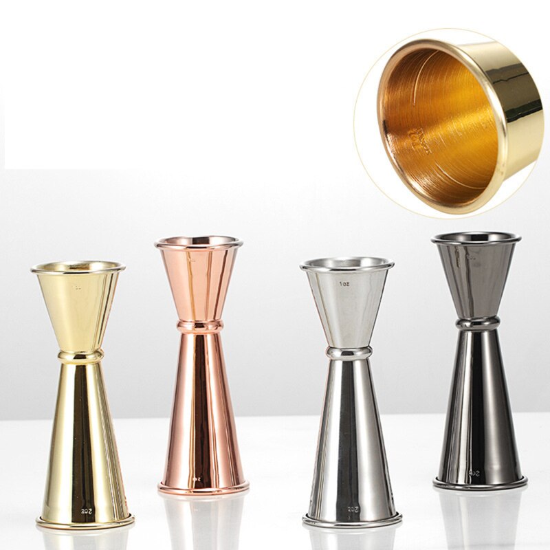 Cocktail Scale Cup oncia Cup Bar accessori cucina in acciaio inox doppia testa misurino barista misura Jigger per Bar