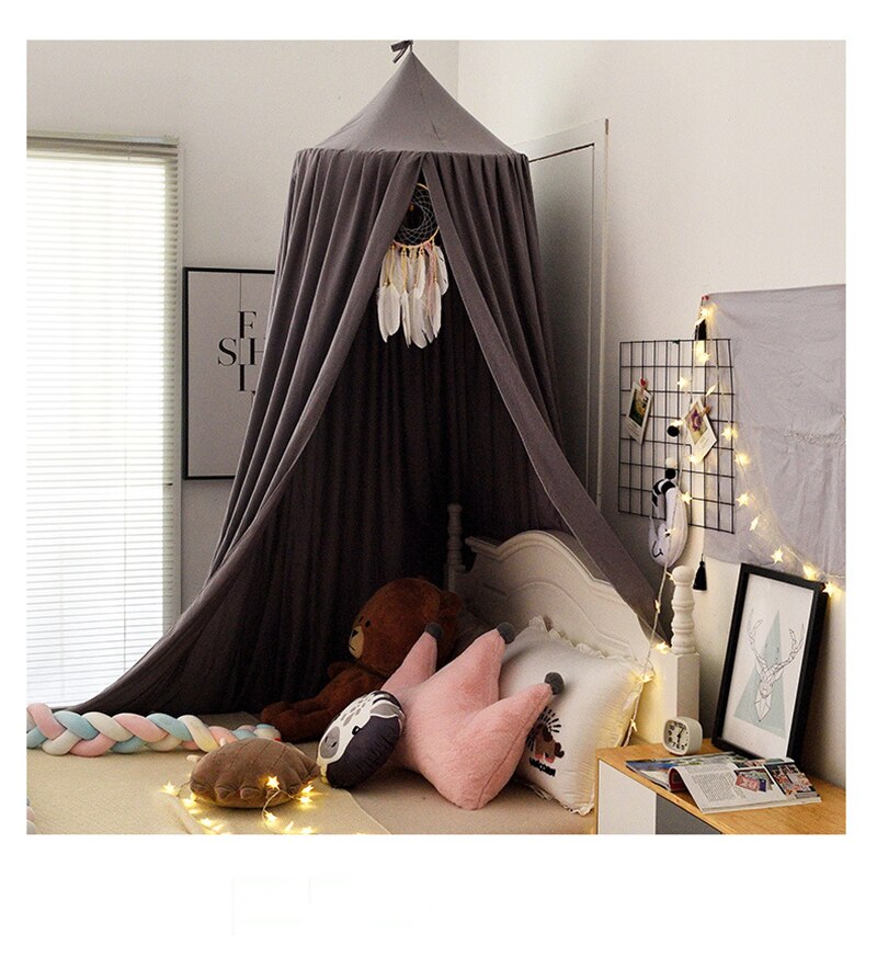 Baby Canopy Klamboe Kinderen Kamer Decoratie Crib Verrekening Baby Tent Viscose Baby Klamboe Fotografie Props