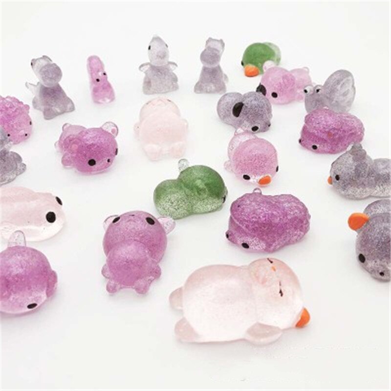 STYLE Glitter Mochi Squishy Antistress Boot Ball Decompression Sticky Stress Reliever Toys Squeeze Toys Party Favors