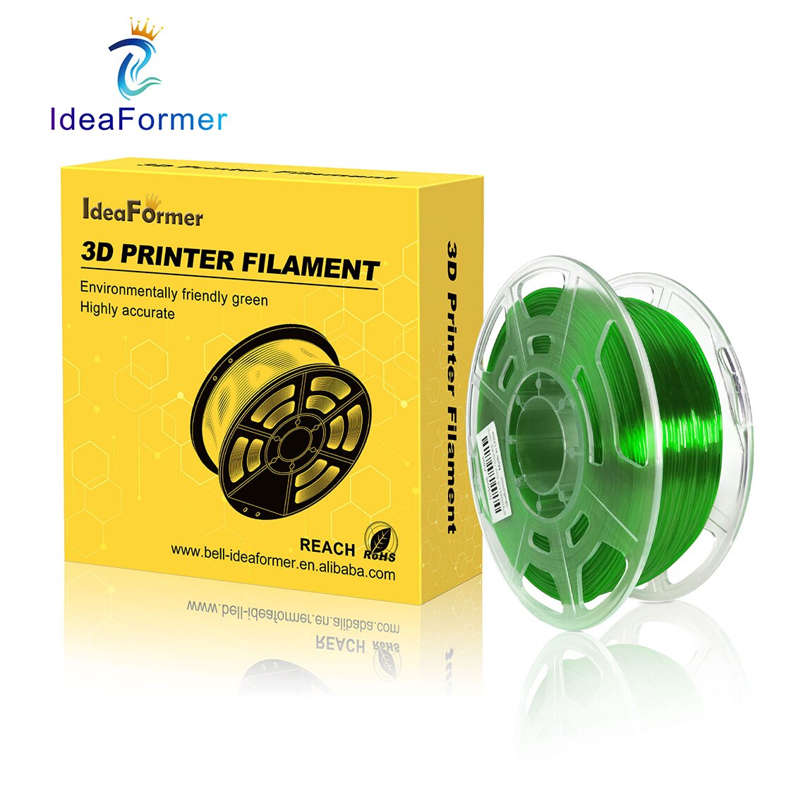 3D Printer Tpu Rubber Flexibele Printing Filament 0.8Kg Multicolor Transparante Spool 1.75Mm Elastische 3D Print Verbruiksartikelen Filamento