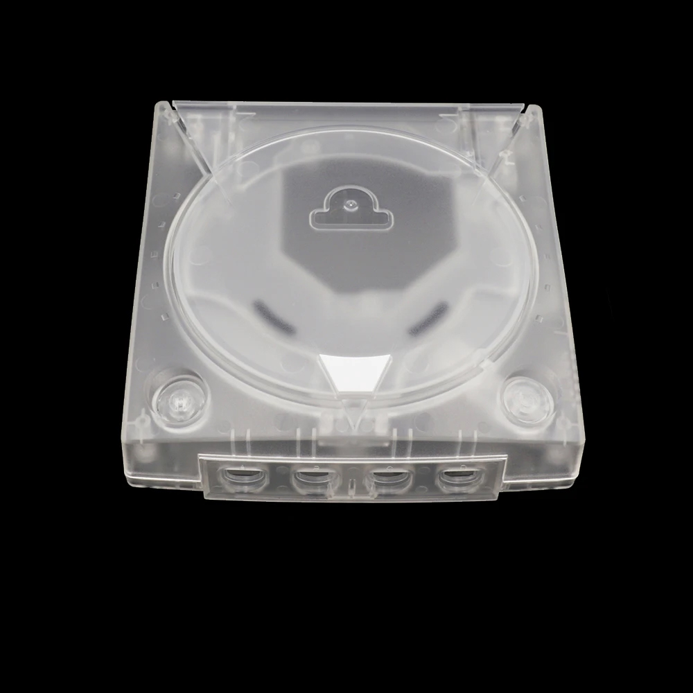 RetroScaler-carcasa de plástico de CC para consola de videojuegos Dreamcast, caja transparente, repuesto: Púrpura claro