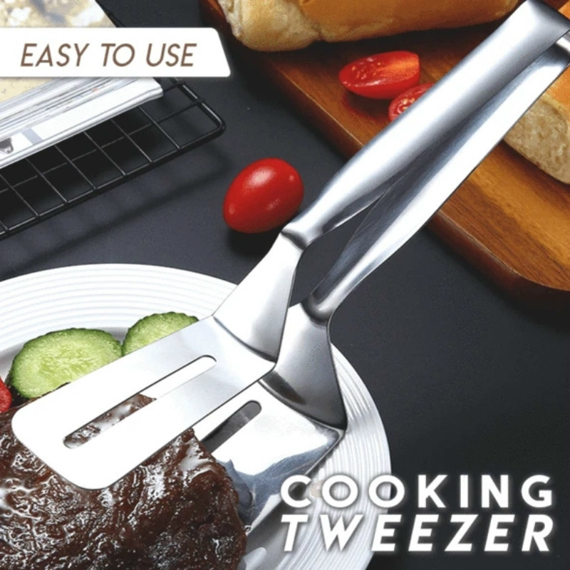 Levantador de aves de corral multifuncional de acero inoxidable barbacoa Turner pinzas de barbacoa pala para fritos pinzas de pan herramientas de cocina