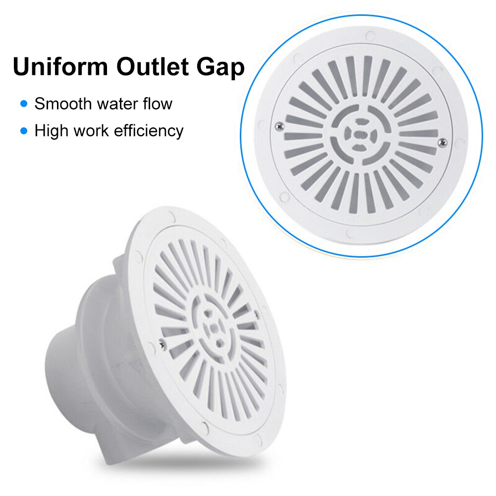 Swimming Pool Main Drain Port Spa Aquarium Replacement Water Outlet Accessories