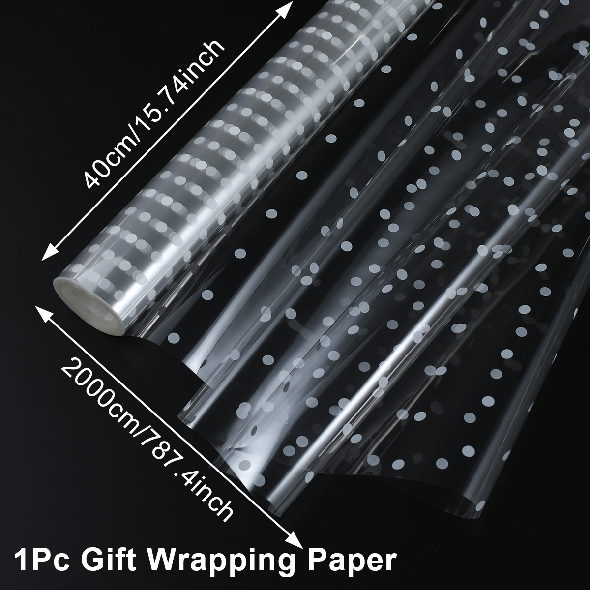 1pc Transparent Plastic Packaging Paper Wrapper Paper Package Wedding Birthday Party Decorations Kids Baby Shower Supplies: Olive