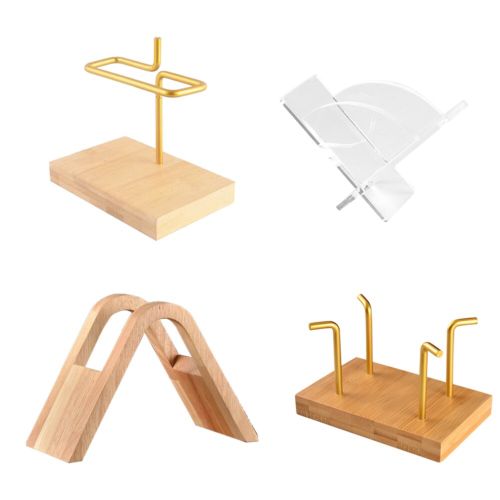 Soporte acrílico de madera para filtro de papel V60, contenedor para Barista, accesorios de café y cocina para el hogar, goteo manual