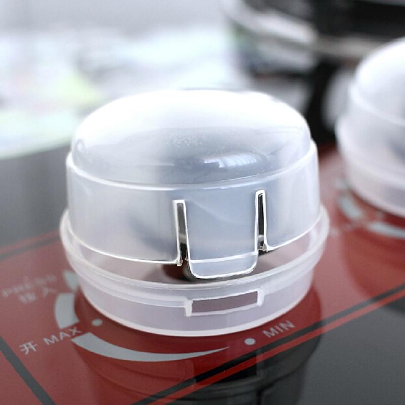 2 stuks Clear Veiligheid Fornuis En Oven Knop Cover Gasfornuis Sloten Home Keuken Bescherming voor Baby Kids