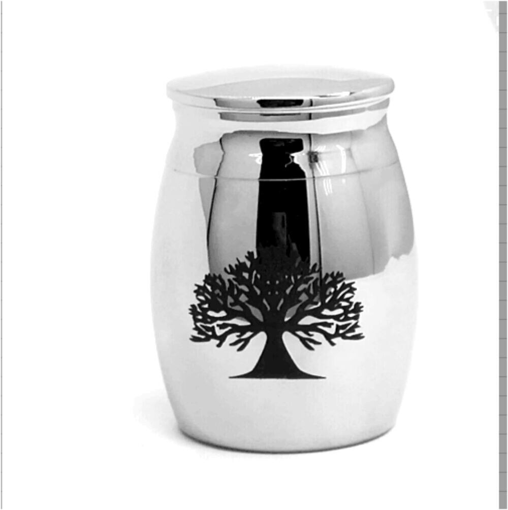 Pet Cremation Urns Lettering Engraving Stainless Steel Ash Memorial Container Dog Cat Resting Place Storage Holder Pet Urn ZA26: color1