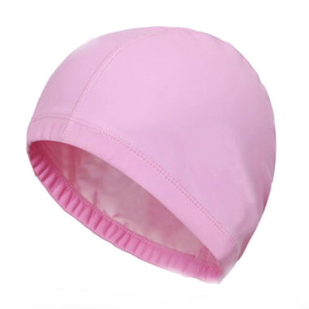 tissu en polyuréthane imperméable élastique protéger les oreilles cheveux longs sport natation piscine chapeau bonnet de natation taille libre pour hommes femmes adultes: 2