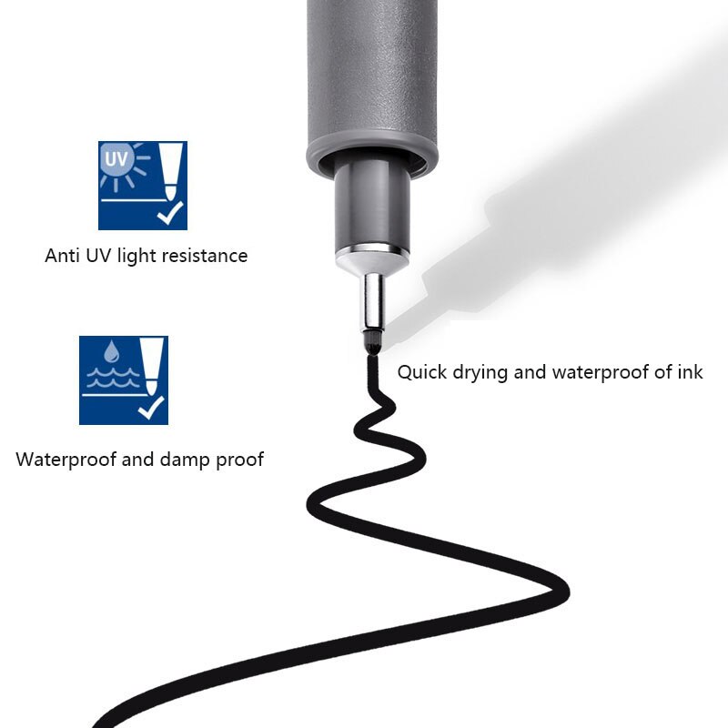 STAEDTLER waterproof line drawing pen strokes cartoon hand-painted pen drawing pen set