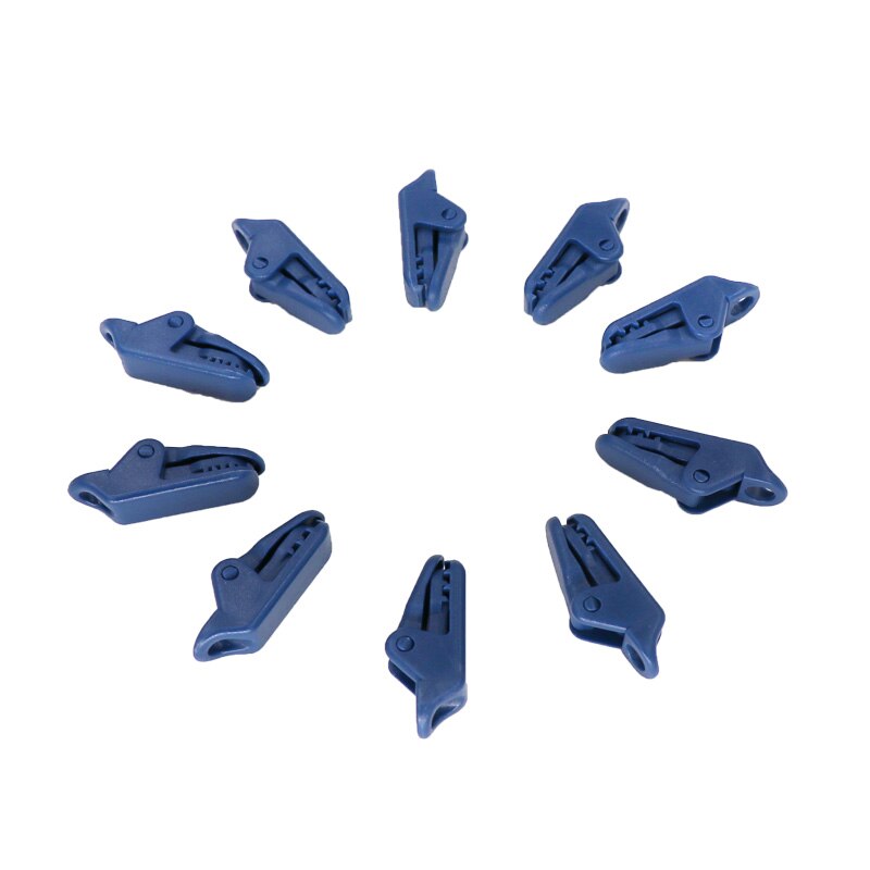 tent awning canopy clamp tarp clip snap buckle anchor gripper Caravan grip trap Tighten outdoor fastener tarpaulin clothespin: Navy