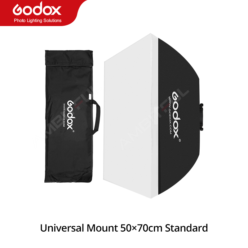 Godox 50x70cm 60x60cm 60x90cm 80cm Photo Studio Softbox Soft Box avec support universel pour K-180A K-150A Godox E250 E300 300SDI: Beige