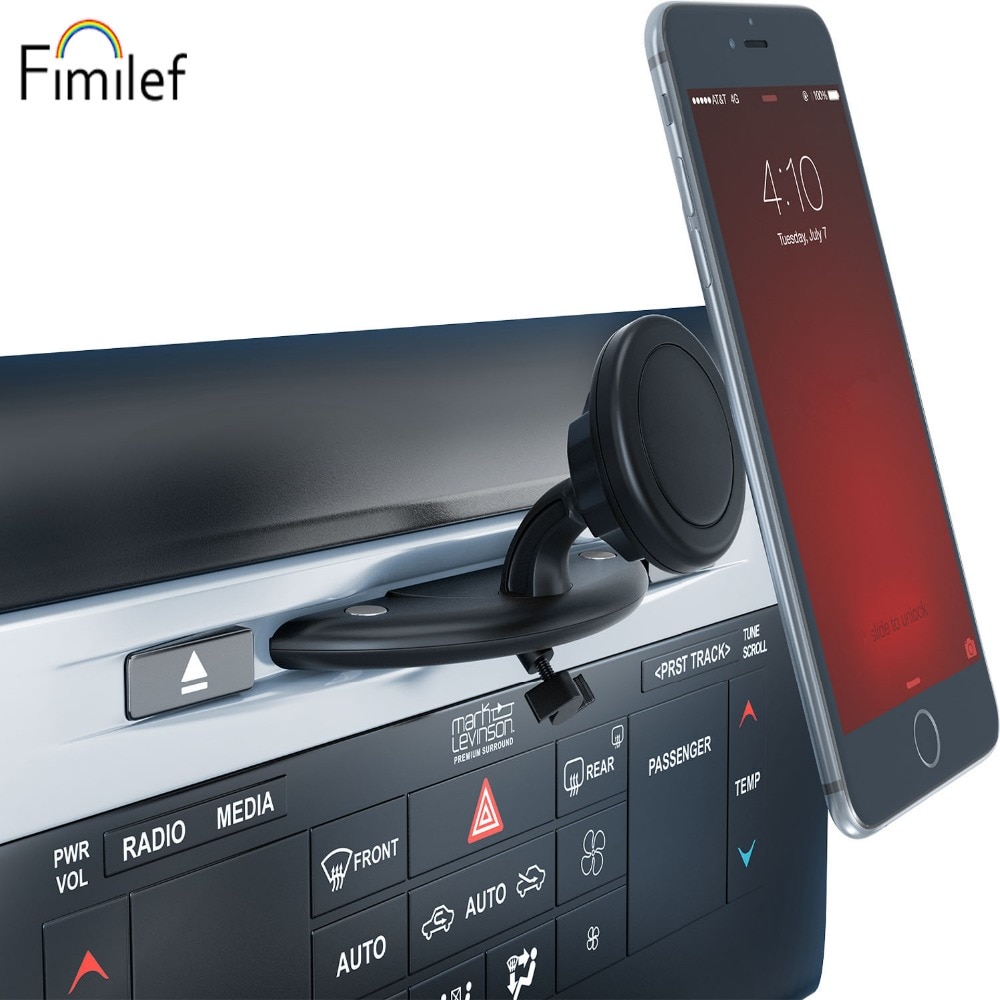 Fimilef Magnetische Auto Telefoon Houder CD Slot Stand Mount Mobiele Ondersteuning Cellulaire Telefoon Smartphone Houder in de Auto Voor Iphone5 6 7 8
