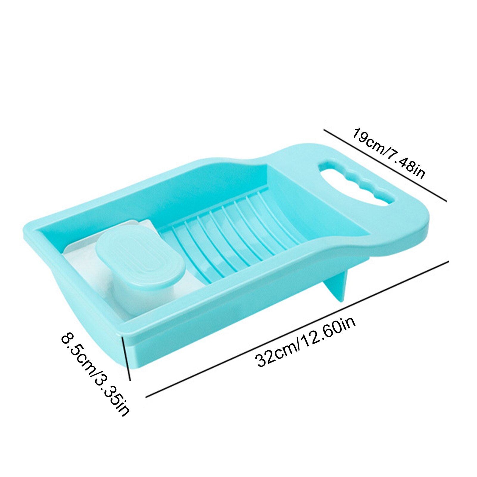 Mini Washboard Non-slip Household Clothes Washing Board Dormitory Washing Socks Underwear Lazy Artifact