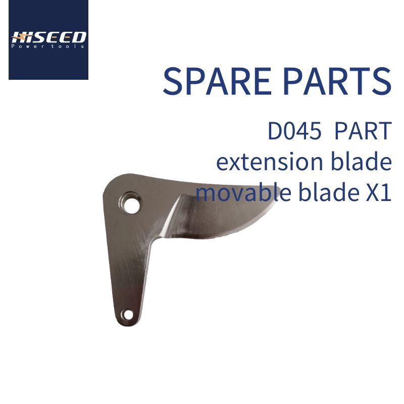 HD045 electric long arm pruning shears dobule cutting size pruner 47mm and 35mm: 35mm movable blade