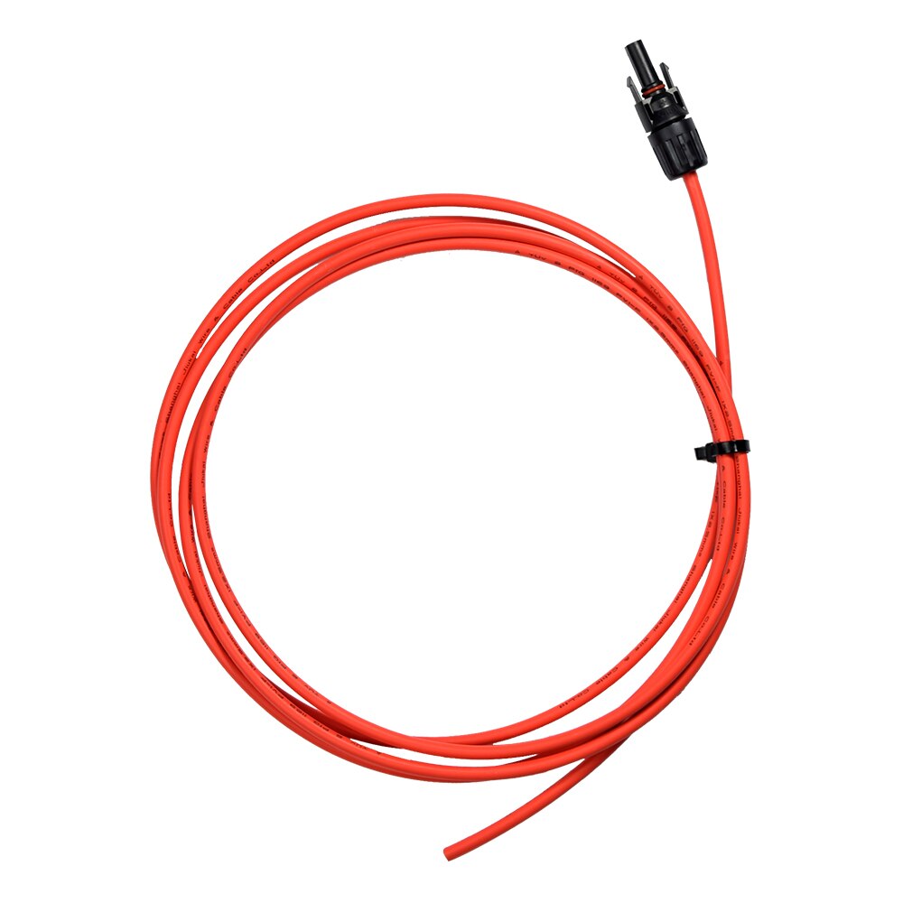 Xinpuguang 10M pv connectin extension solar cable (Black cable 10m+Red Cable 10m) 2.5mm2 Black or Red TUV Approval Power Cable