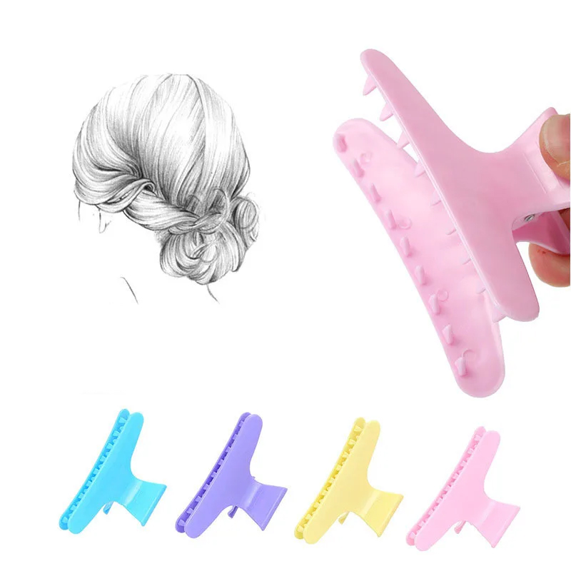 12 Uds pinzas para el cabello Pro peluquero estilo seccionamiento corte de pelo horquilla barbería pinzas de peluquería herramienta de estilismo para el hogar